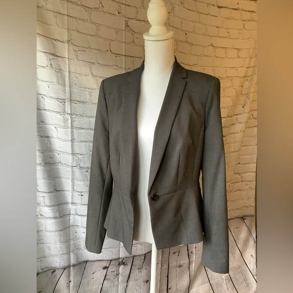 NWOT Worthington Peplum Blazer | Gray | SZ 12 - Picture 3 of 6